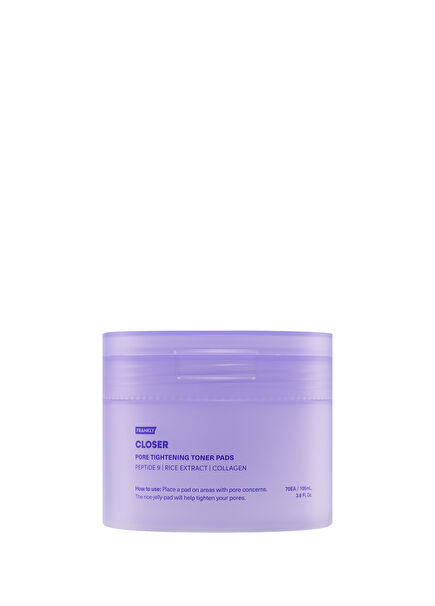 Closer Toner Pad Gözenek Sıkılaştırıcı 70 Adet Tonik Ped 105 ml