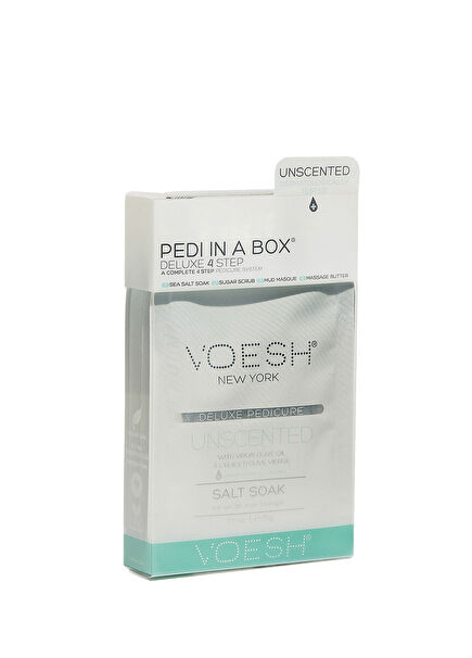 New York Pedi In A Box Deluxe Unscented 4-Step Pedicure Set