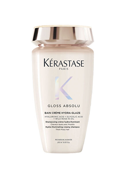Kerastase Gloss Absolu Moisturizing and Shine-Enhancing Creamy Shampoo for Thick and Frizz-Prone Hair 250 ml
