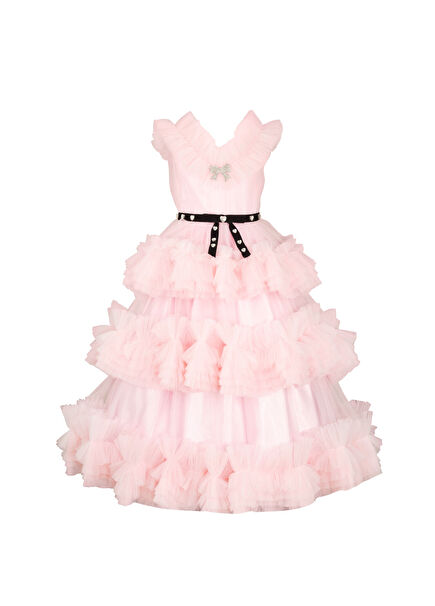 Melissa Pembe Kız Çocuk Elbise