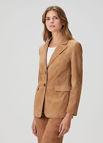 Minorca Tan Leather Jacket