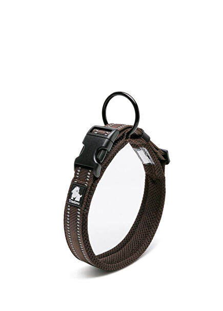 Soft Padded Mesh Brown Collar
