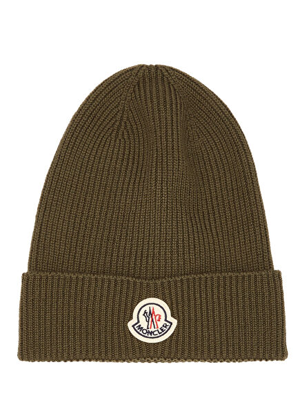 Haki Erkek Yün Bere