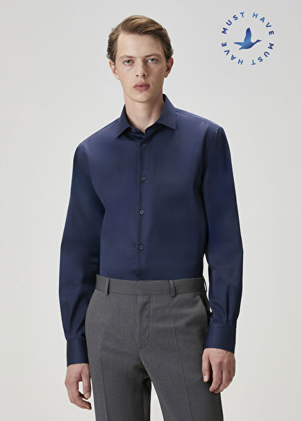 Navy Blue Shirt
