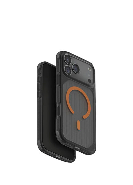 Combat Active iPhone 17 Pro Max MagSafe Compatible Black Orange Phone Case