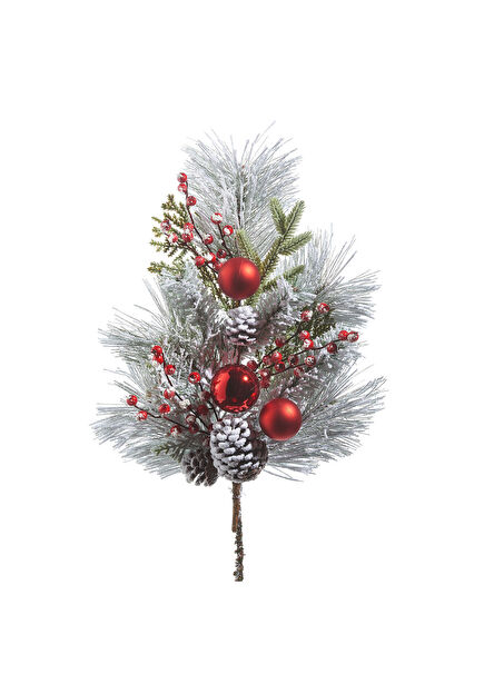 Kozalak Top Dal Yılbaşı Ağaç Süsü 