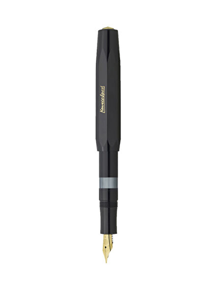 11000336 Classic Sport Piston Filler Black M Tip Fountain Pen