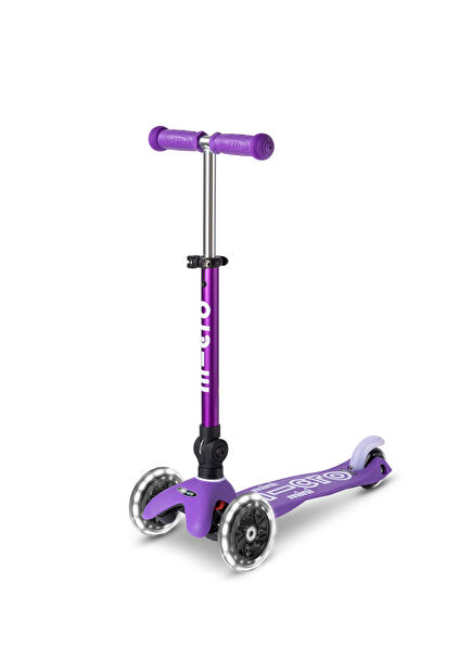 Mini Deluxe Işıklı Katlanabilir 3 Tekerlekli 2-5 Yaş Mini Çocuk Scooter