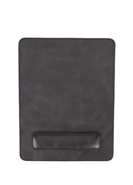 BloomDesk Ease Graphite Coal Deri Bilek Destekli Mouse Pad
