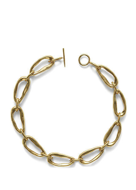 Eos 925 Sterling Silver 24K Gold Plated Women's Necklace