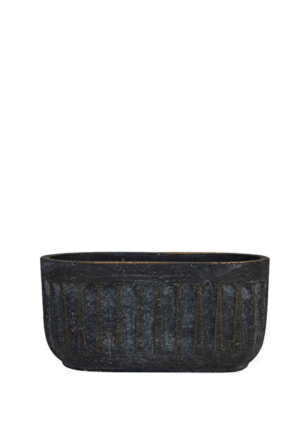 Duncan Mavi Çimento Kase Saksı