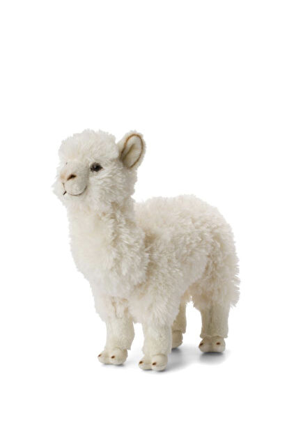 Beyaz Alpaca Peluş Oyuncak 31 cm