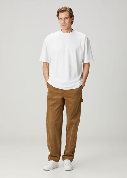 Kahverengi Kadife Pantolon