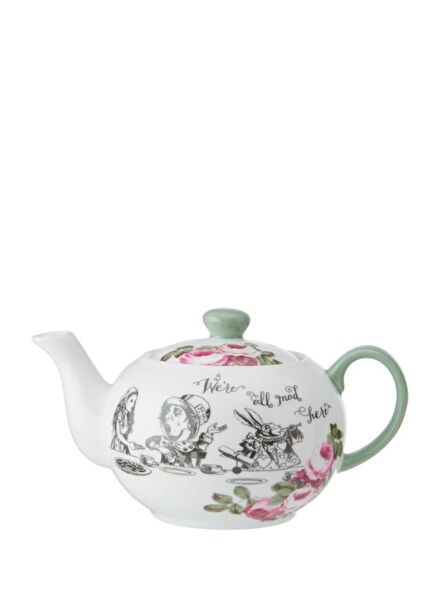 Mikasa x V&A Alice in Wonderland Fine China Porselen Demlik