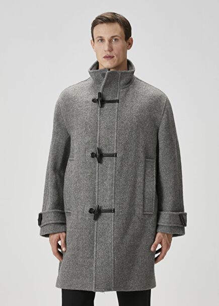 Grey Houndstooth Coat