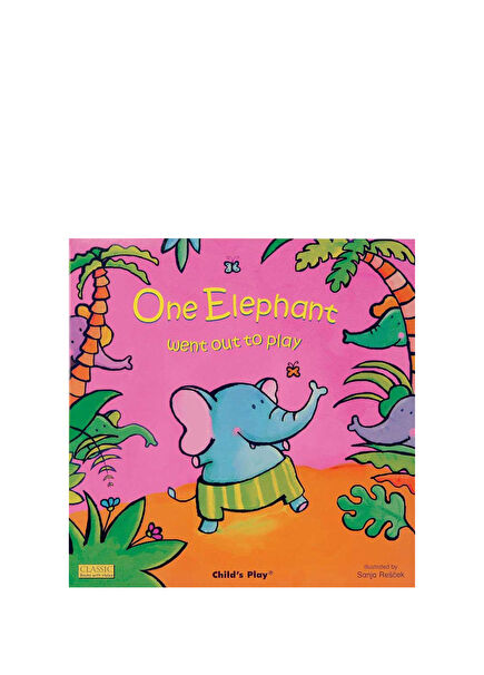 One Elephant Went Out to Play Children's Foreign Language Book