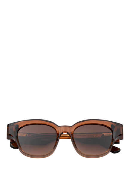 Geographia Brown Acetate Women's Sunglasses