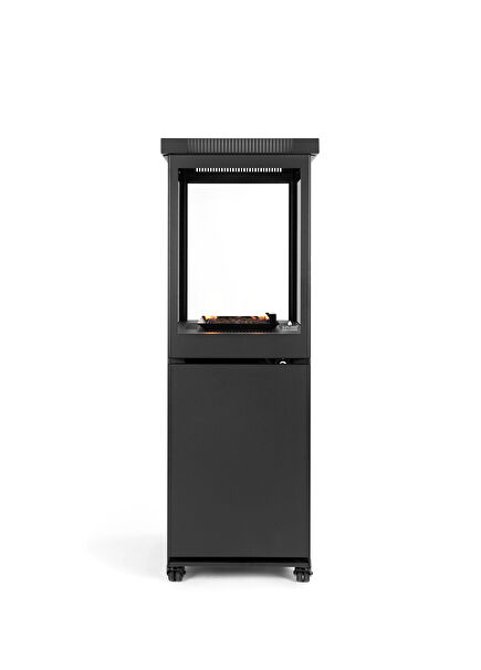 Marino Matte Black Outdoor Heater