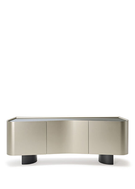 Blues Titanium Grey Wood Sideboard