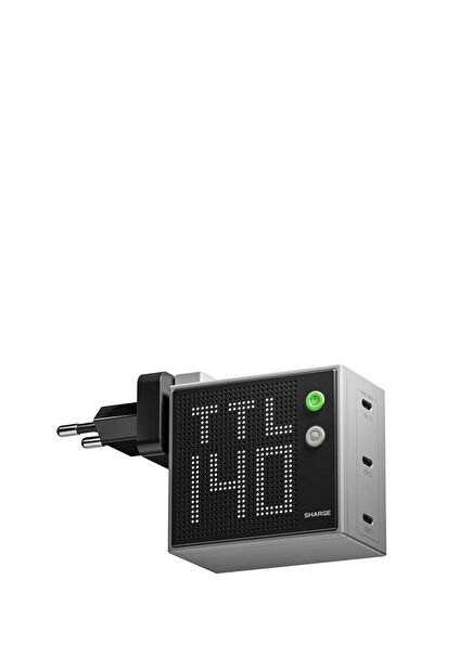 Pixel 140W GaN 3-Port PD 3.1 5. Generation GaN Smart LED Display Adapter Fast Charger