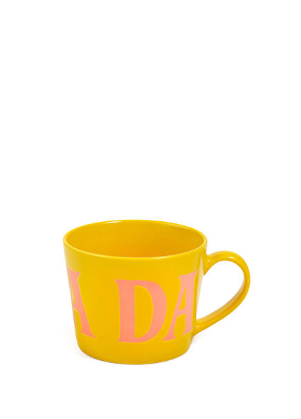 Luohu Yellow Porcelain Mug