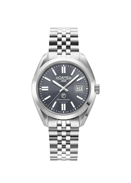 996983-41-55-20 Grey Steel Men's Wristwatch