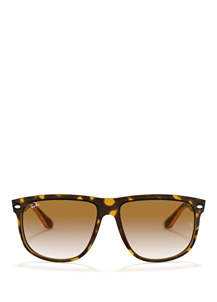 Kahverengi Turtle Desenli Erkek Güneş Gözlüğü