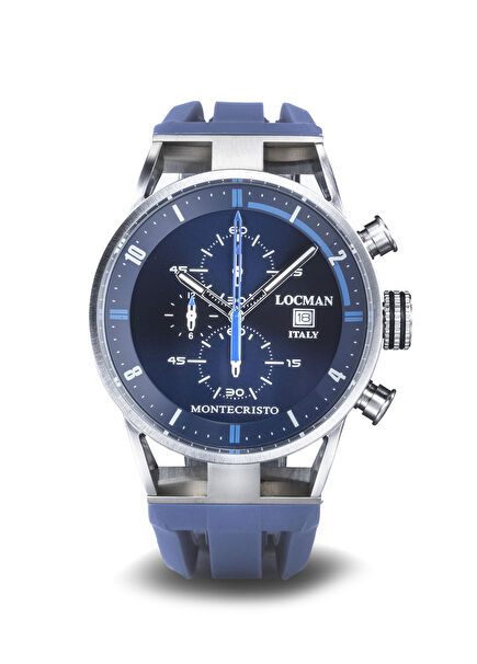 Montecristo Classic Lacivert Silikon Erkek Kol Saati