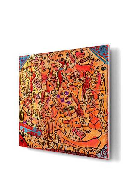 Family Matters By Ferruh Karakaşlı 100X100 Cm