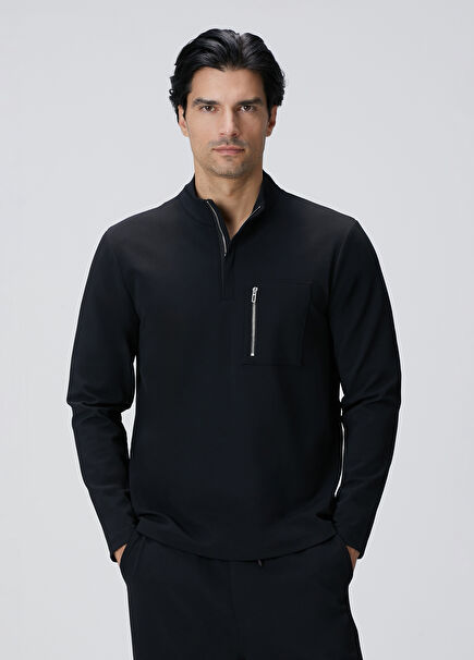N-Tech Siyah Sweatshirt
