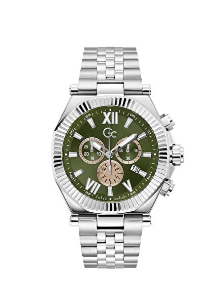 GCZ66004G9 Metalik Gri Çelik Erkek Kol Saati