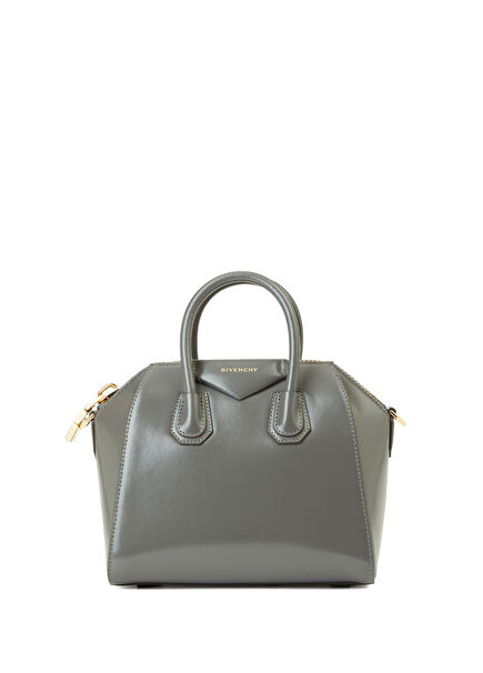 Mini Antigona Grey Women's Leather Bag