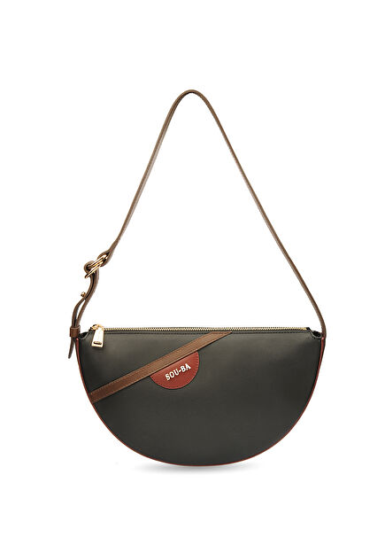 Eva Black Leather Women's Shoulder Bag