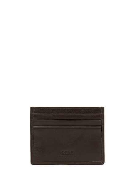 Dark Brown Men's Leather Card Holder
