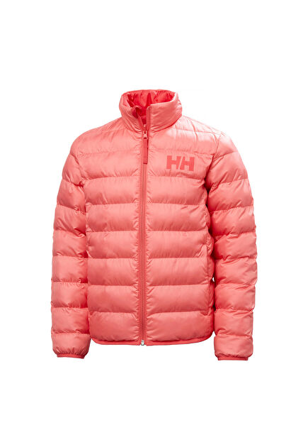 Jr Çift Taraflı Giyilebilir Pembe Kız Çocuk Mont