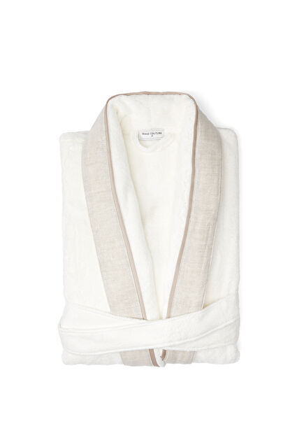 Pure Giovanni Welt Shawl Collar Bathrobe Medıum