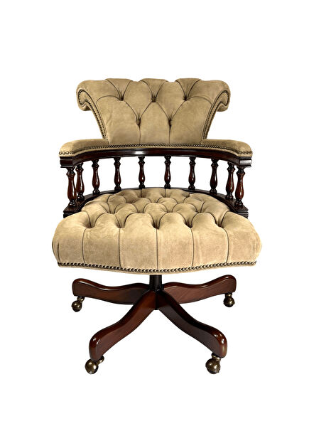 Captain Beige Executive Chair