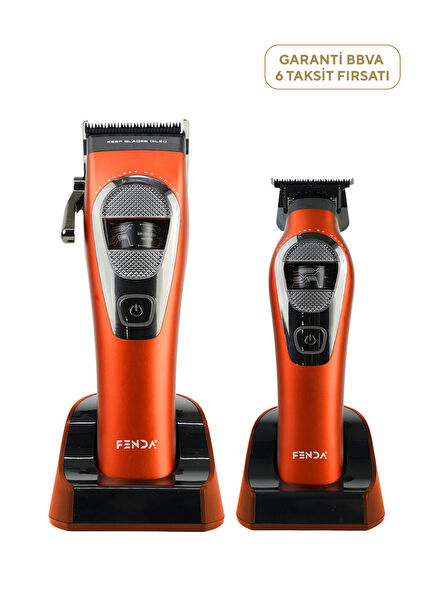 FNDSACKSSET012 Orange Hair and Beard Clipper Set