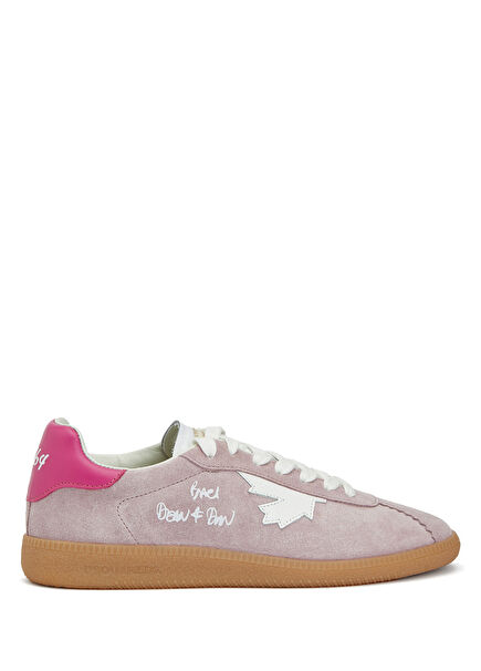 Açık Pembe Kadın Nubuk Sneaker