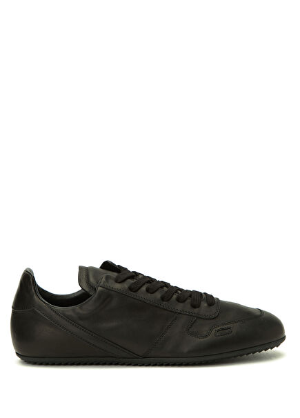 Siyah Erkek Deri Sneaker