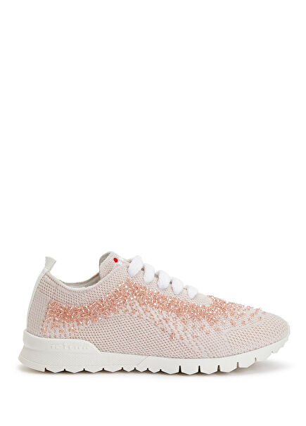 Pembe Kadın Kaşmir Sneaker
