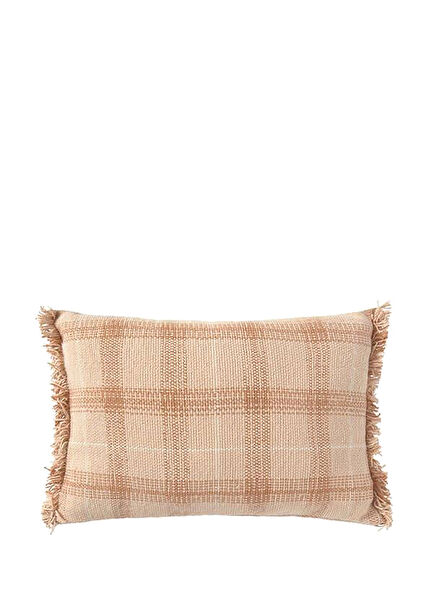 Tartan Rose Pamuklu Bebek Çocuk Yastığı 25 x 40 cm