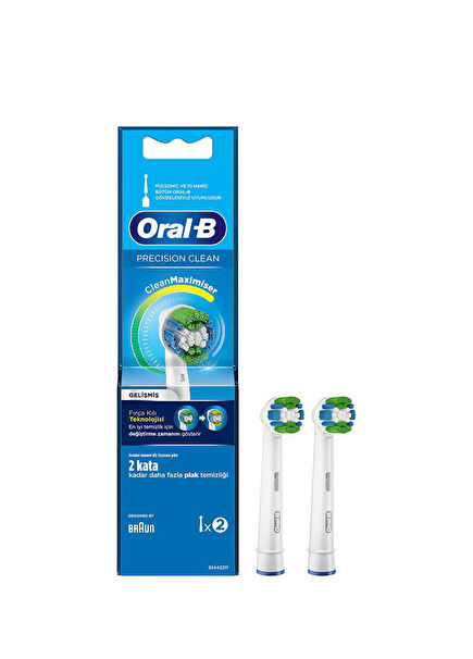 Clean Maximiser Precision Clean 2-Pack Toothbrush Replacement Head