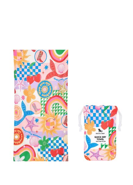 Good Vibes Club Medium Size Girls' Beach Towel
