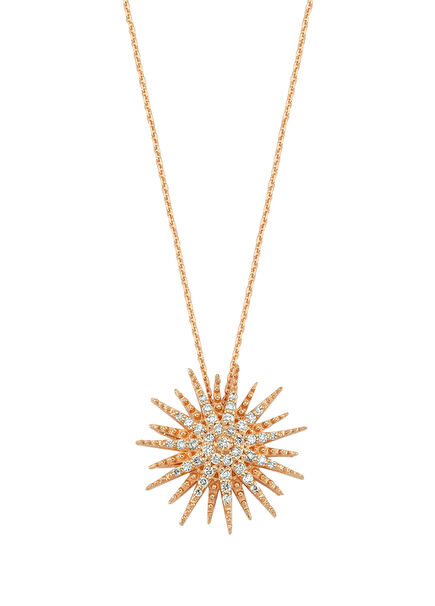 Garden Star Diamond Women's Gold Necklace