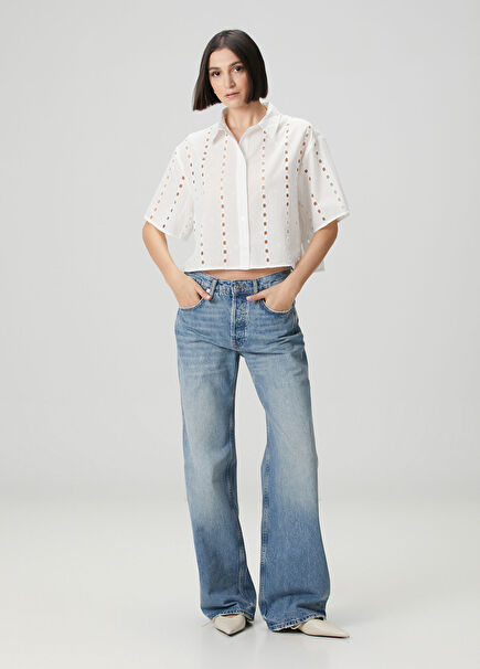 Hugh Relaxed Fit Blue Jeans