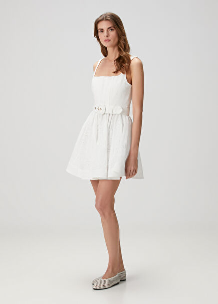 Irene White Mini Dress
