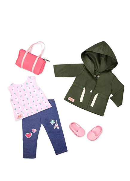 Llama Top 46 cm Doll Clothes Set