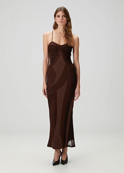 Jessye Brown Maxi Dress