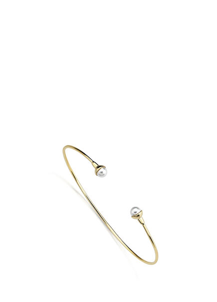No Stress Pearl 14 Karat Yellow Gold Women's Bracelet